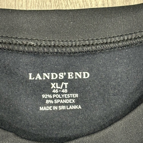 Men's Lands End XL 46 - 48 Base Layer Crewneck Shirt Long Sleeve Stretch NWOT - Picture 8 of 9